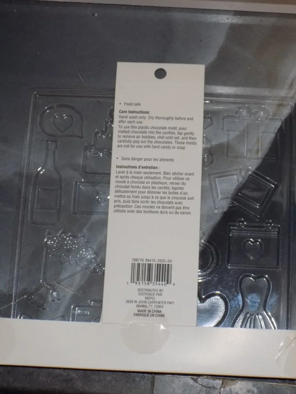 Makery Plastic Bridal Candy Mold w/Instructions NEW